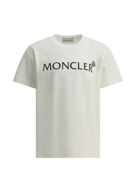 Koszulka dziecięca Moncler Enfant biała