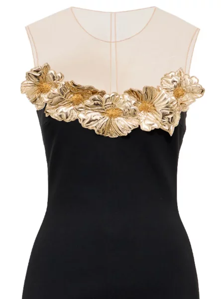Rochie mini David Koma din tul negru