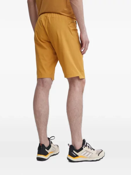 Cu centură pantaloni scurți Picture galben