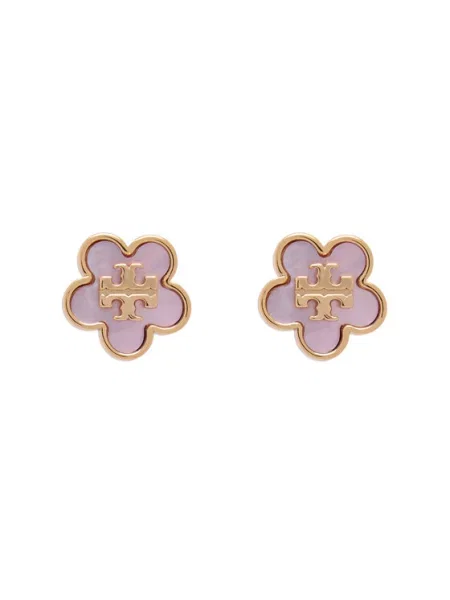 Tory Burch Cercei Mop Stud Earrings roz