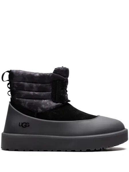 Botine Ugg din dantelă negru