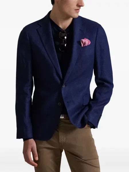 Tricou polo Polo Ralph Lauren cu imagine cu dungi din țesătură twill albastru