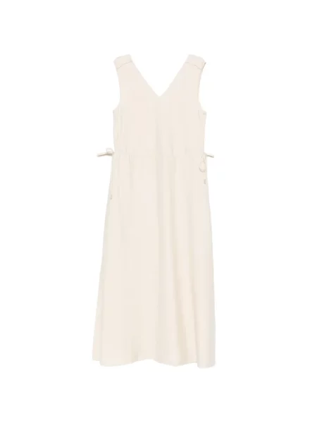 Rochie midi Peserico cu decolteu în V până la genunchi de costum