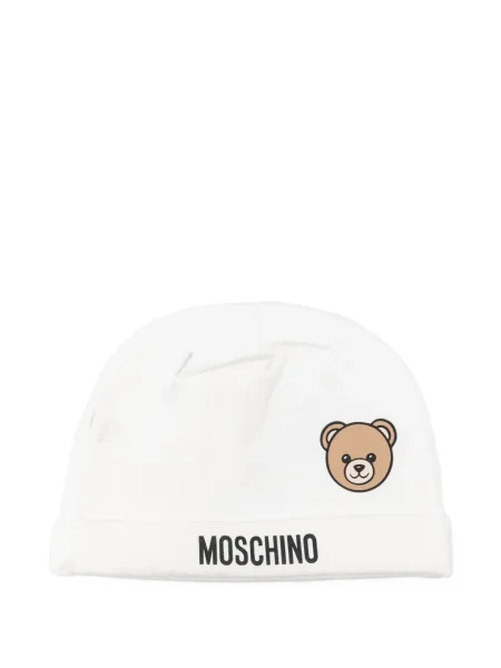 Czapka dziecięca Moschino biała