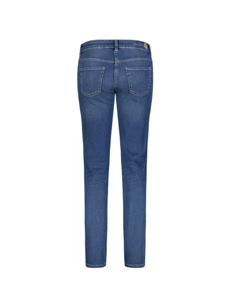 Jeansy straight leg Mac niebieskie