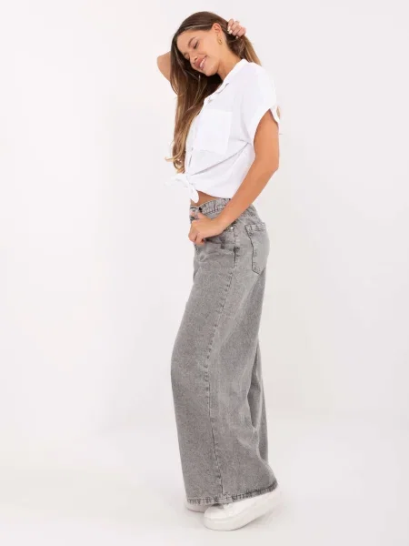 Pantaloni Sublevel alb