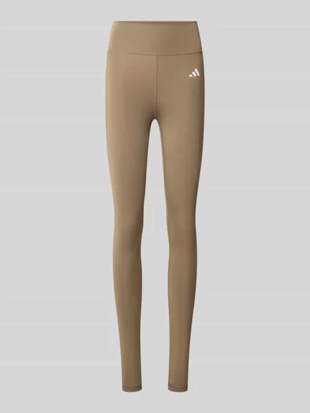 Obcisłe legginsy sportowe z nadruk z logo Adidas Training