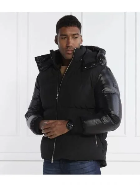 BOSS BLACK De puf geacă Dybes negru