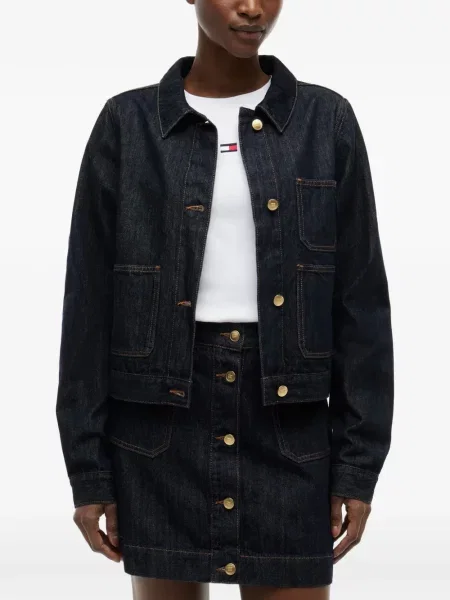 Geacă de blugi Tommy Hilfiger albastru
