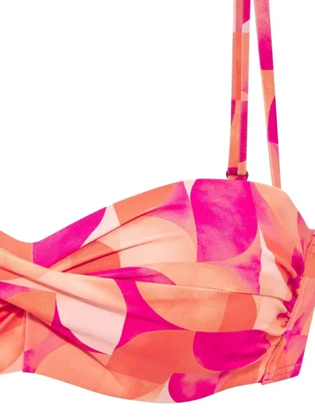 LASCANA Bikinový top / pastelovo / melónová ružová