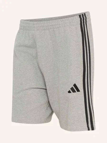 Adidas Teplákové Kraťasy šedá černé