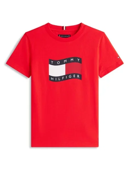 Tričko Tommy Hilfiger červená