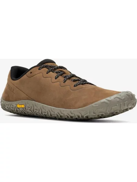 Skórzane jasnobrązowe trampki Merrell Vapor Glove 6 41 brązowe