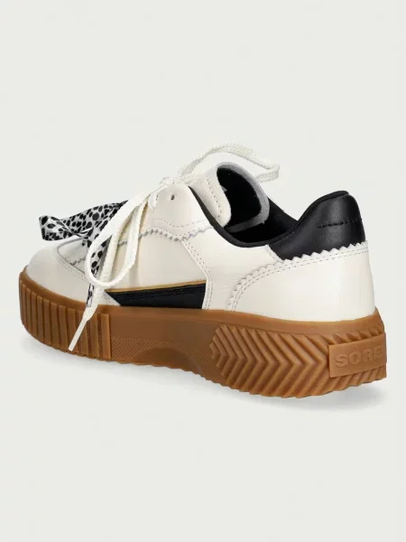Sorel ONA AVE CHARM sneakersy skórzane beżowe