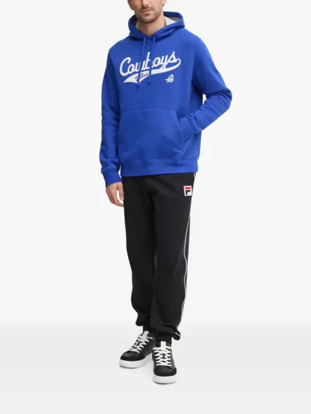 Slip de baie Nike cu cordon cu imagine tricotate albastru
