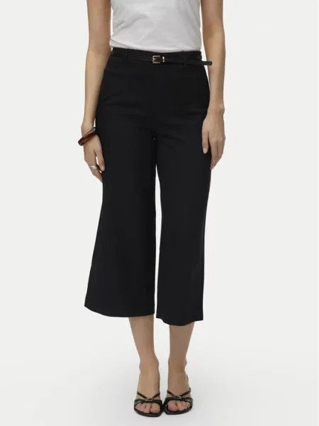 Vero Moda Pantaloni culotte Elma Wide Leg negru