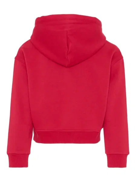 Bluza z kapturem dziecięca Tommy Hilfiger czerwona