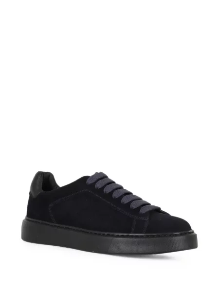Sneakerși Doucal's din piele de căprioară albastru