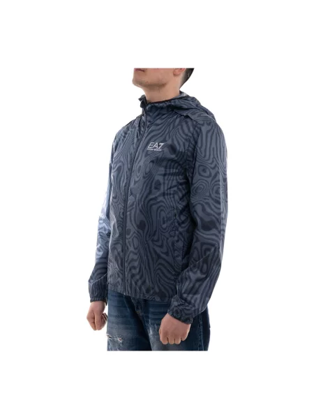 Geacă Emporio Armani Ea7 albastru