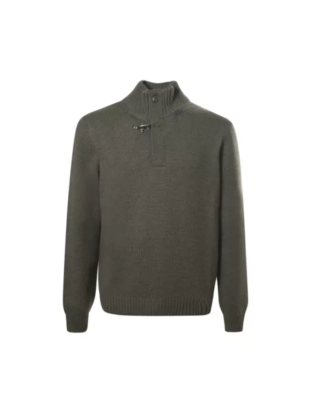 Golf Fay wełniany brązowy