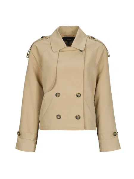 Trenci Vero Moda scurt bej