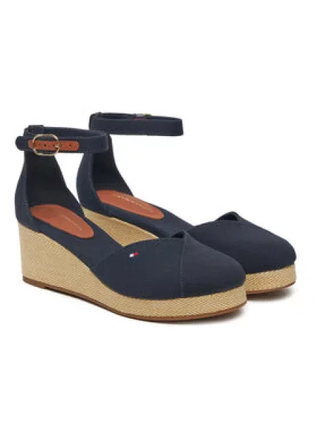 Tommy Hilfiger Espadrilky Tmavomodrá