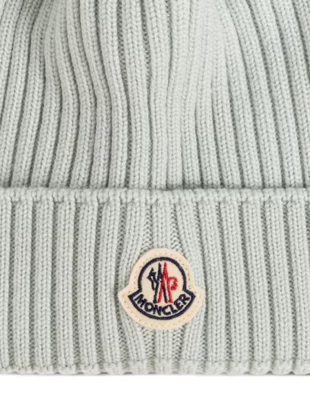 Czapka dziecięca Moncler Enfant zielona