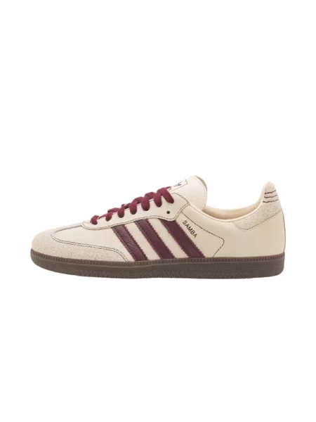 Sneakersy Adidas Samba zamszowe białe
