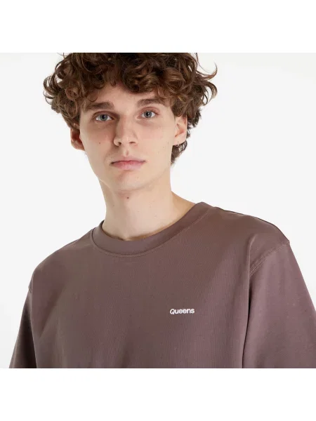Тениска Queens Men’s Essential Contrast Print Mauve/ Sand/ Navy S тъмносиньо