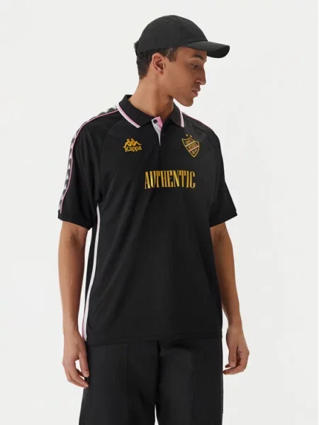 Kappa Тениска от техническо трико Banda Stafen Comfort Fit черен