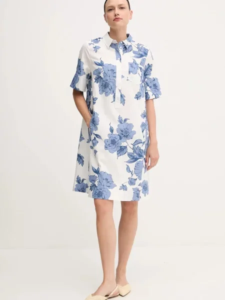 OUI rochie din mini drept alb