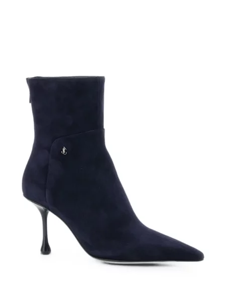 Szarvasbőr bakancs Jimmy Choo kék