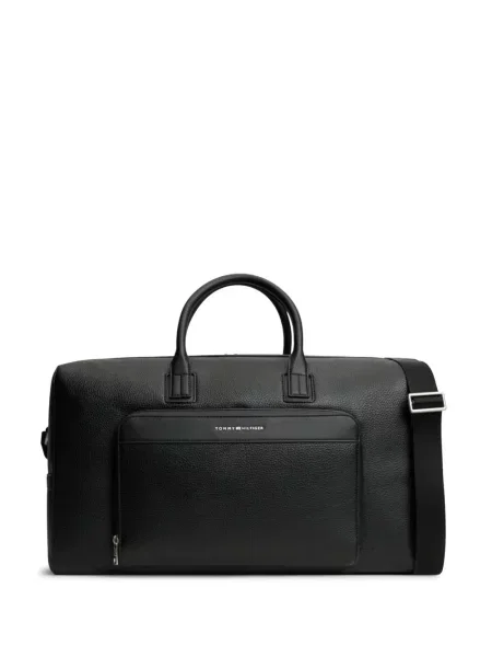 Geantă Tommy Hilfiger cu autograf negru