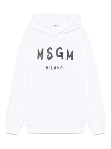 Bluza z kapturem dziecięca Msgm biała