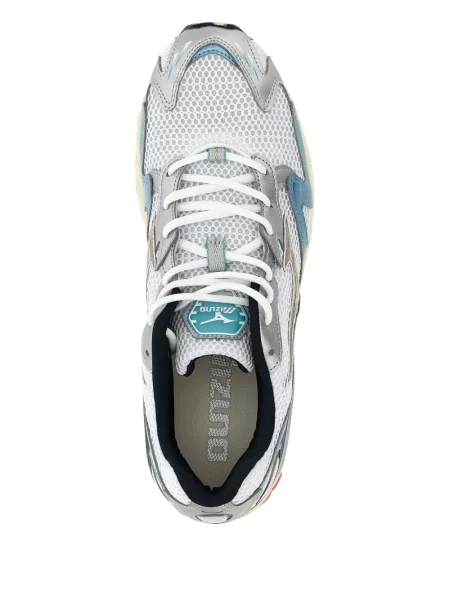 Sneakerși Mizuno din piele alb