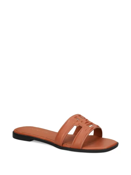 Sandale Tommy Hilfiger din piele maro