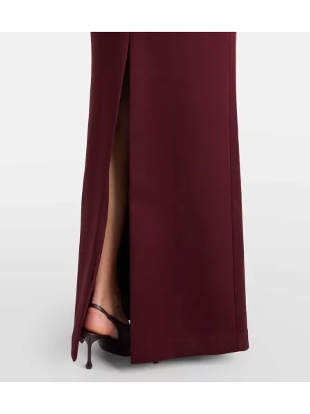 Rochie Rebecca Vallance din satin bordo