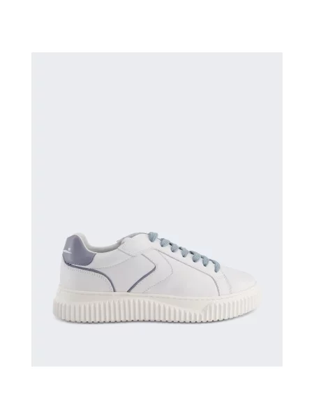 Sneakersy Voile Blanche skórzane białe