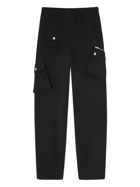 Pantaloni cargo Ganni negru