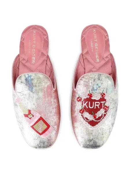 Domáce papuče Kurt Geiger London s výšivkou
