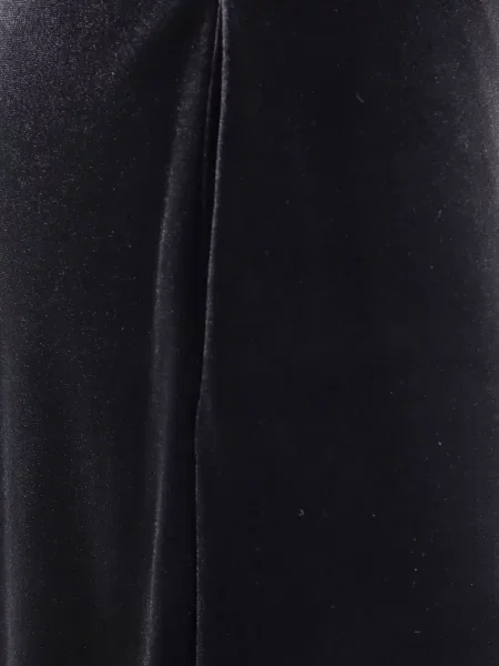 Pantaloni Emporio Armani de catifea negru
