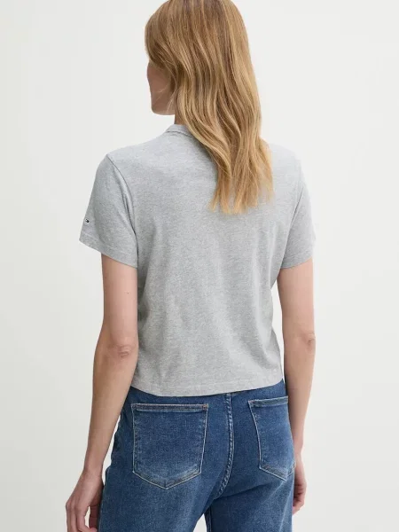Tommy Jeans tričko šedé