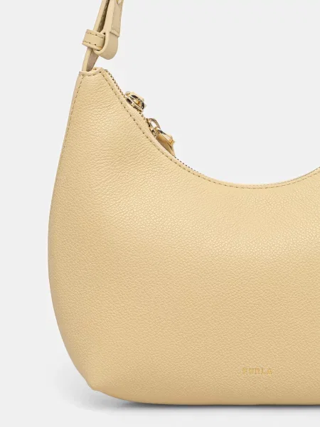 Furla női bőr táska bézs