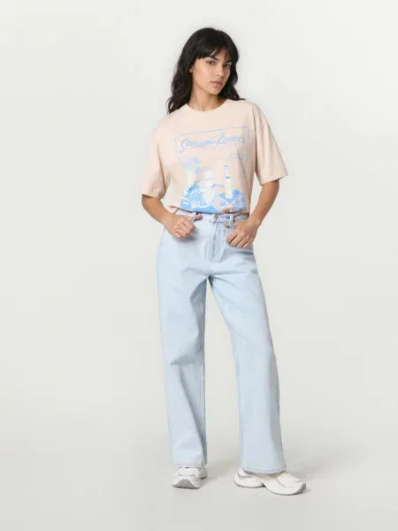 Широкі джинси синій