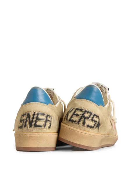 Szarvasbőr sneaker Golden Goose Ball Star