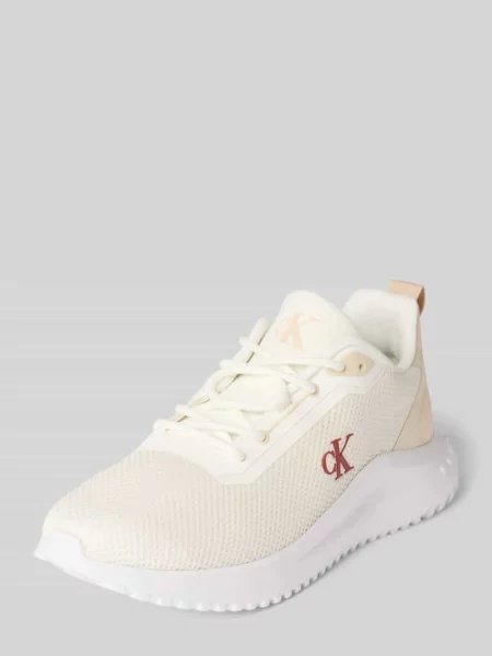 Calvin Klein Jeans sneakersy EVA RUNNER L-UP MIX MESH LOGO CK biały
