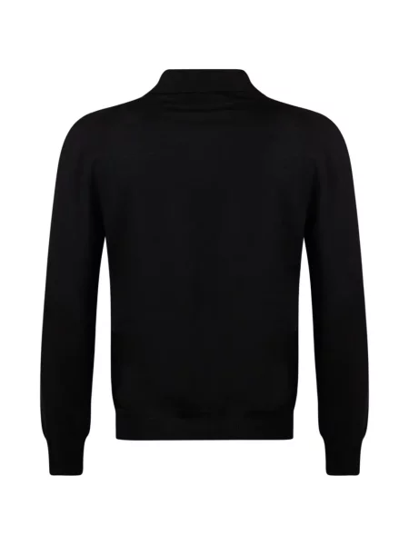 Gulerat tricou polo Gran Sasso negru