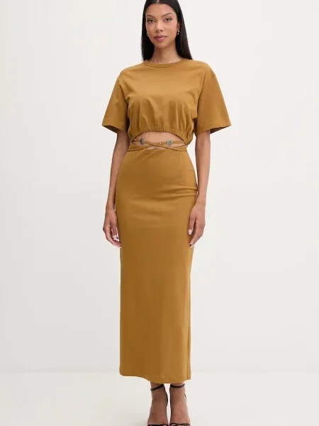 Pinko rochie din verde