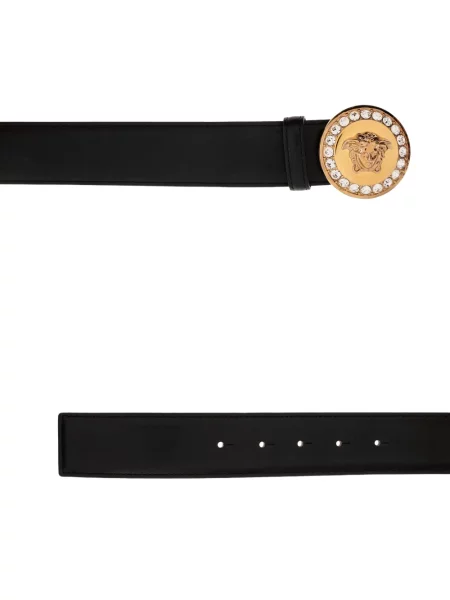 Curea Versace de cristal negru