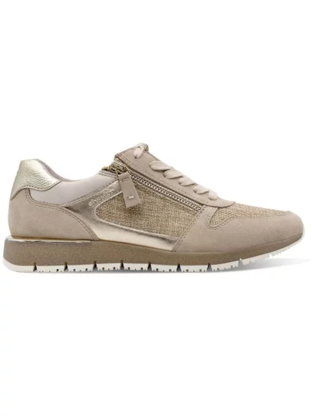 Sneakerși Tamaris bej